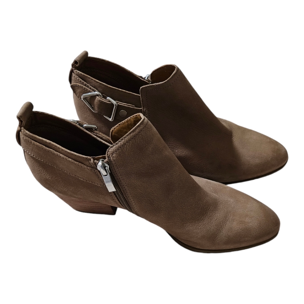 Franco Sarto Garfield brown booties size 10